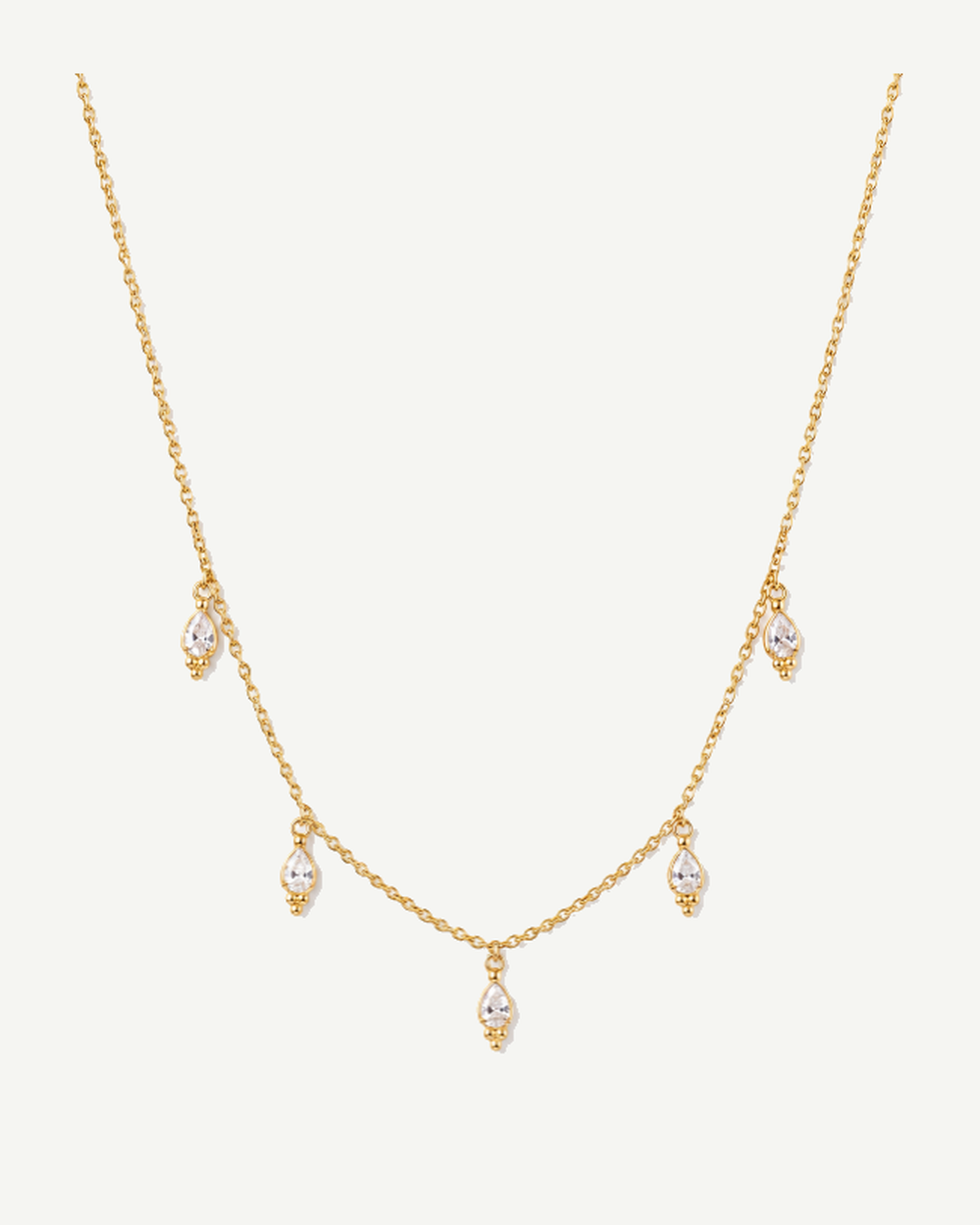 Pearl & Heart Charm Necklace