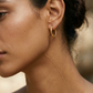 Textured Mini Hoops