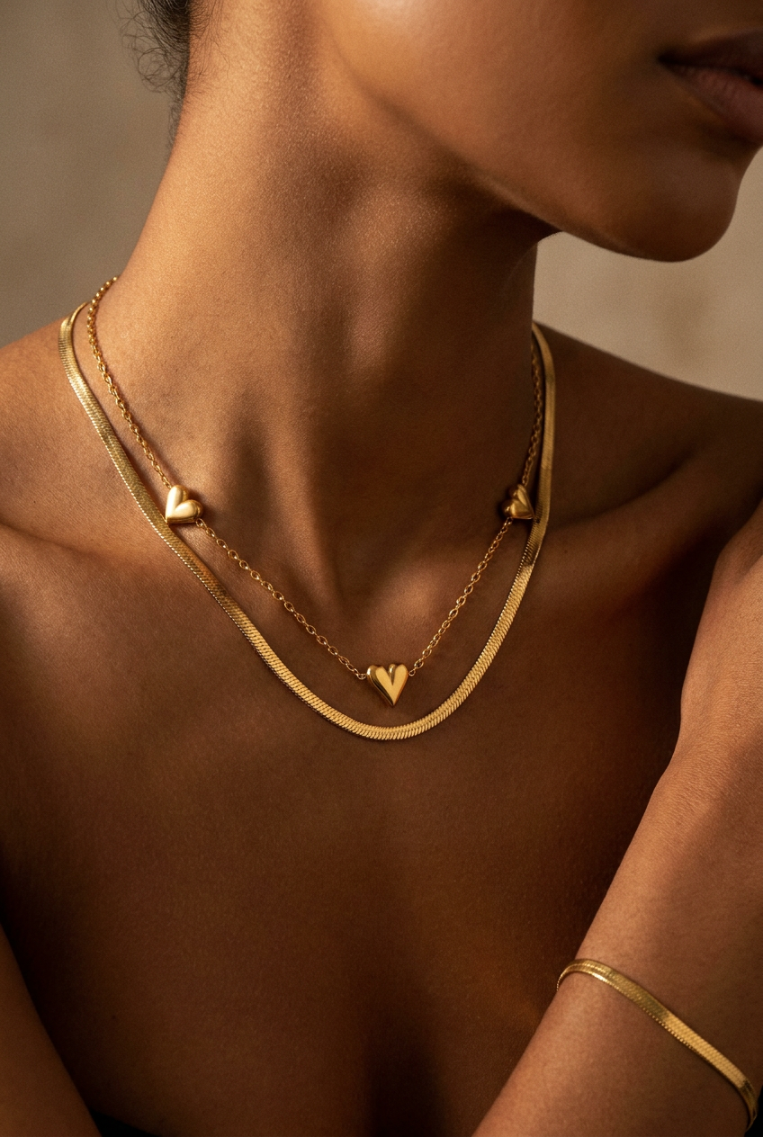 Double Herringbone Necklace