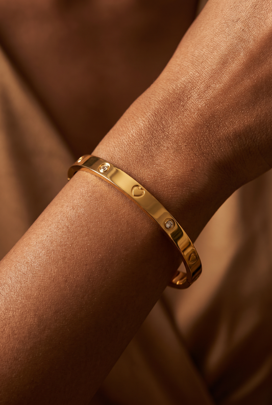 Crystal-Dot Bangle