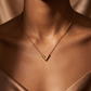 Dainty V Pendant