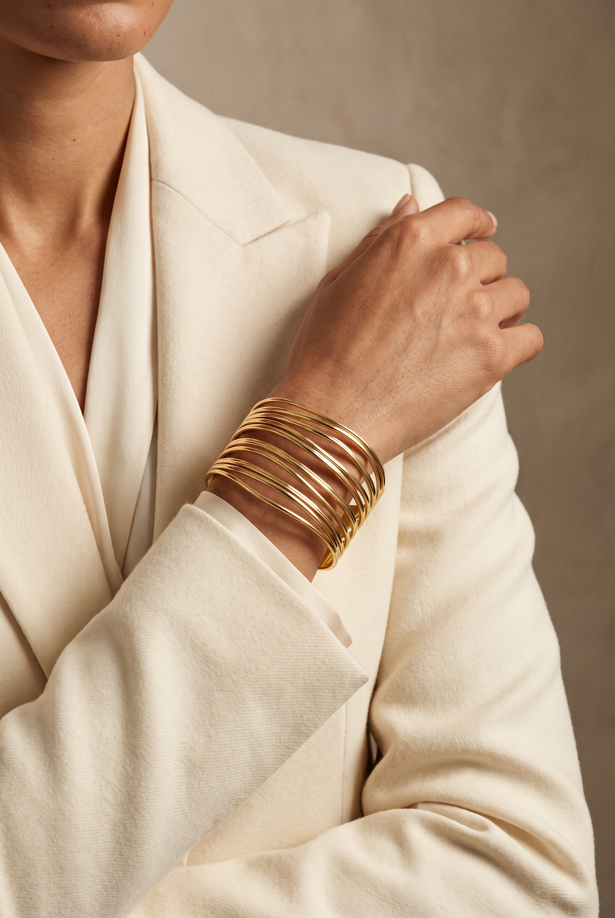 Wave Bar Cuff