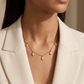 Pearl & Heart Charm Necklace