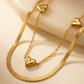Double Herringbone Necklace