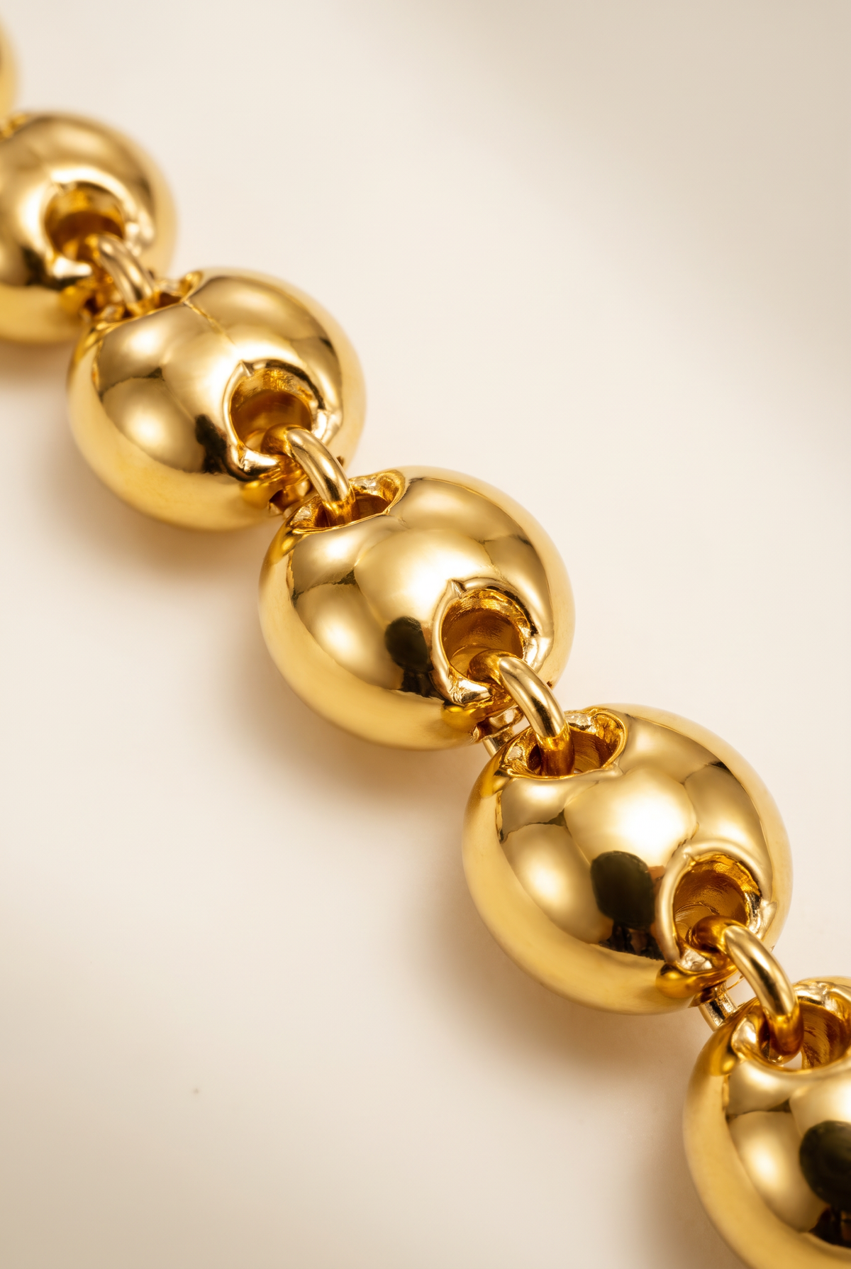 Puffed Link Bracelet