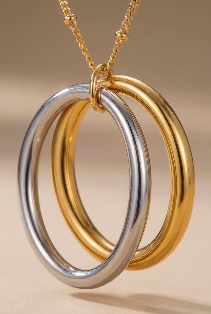 Trio Rings Necklace