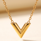 Dainty V Pendant