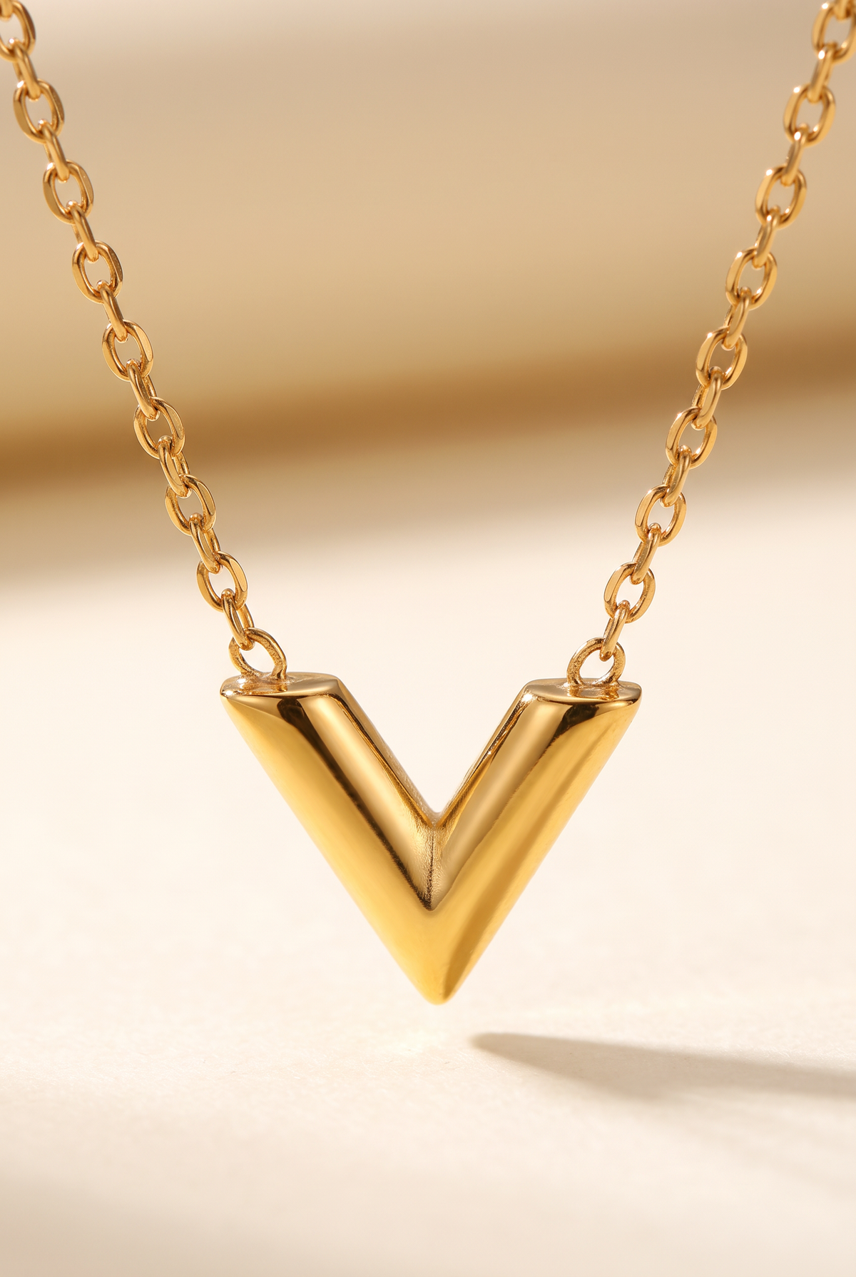 Dainty V Pendant