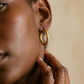 Textured Mini Hoops