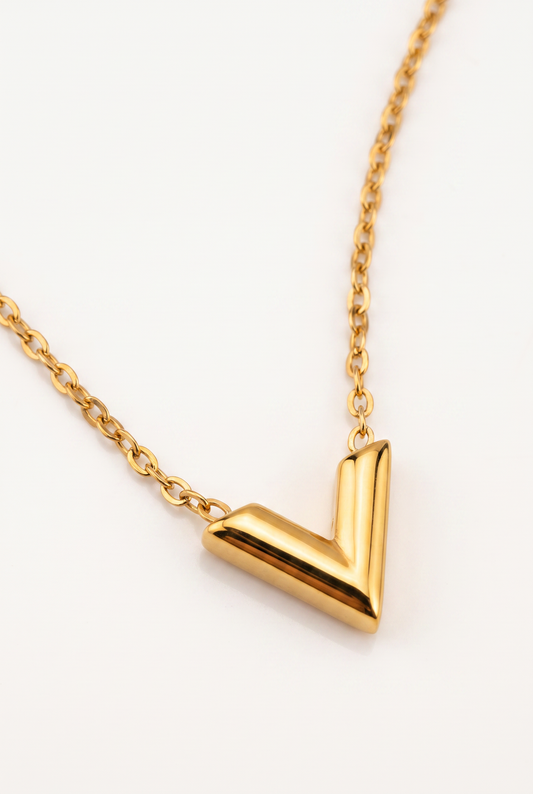 Dainty V Pendant