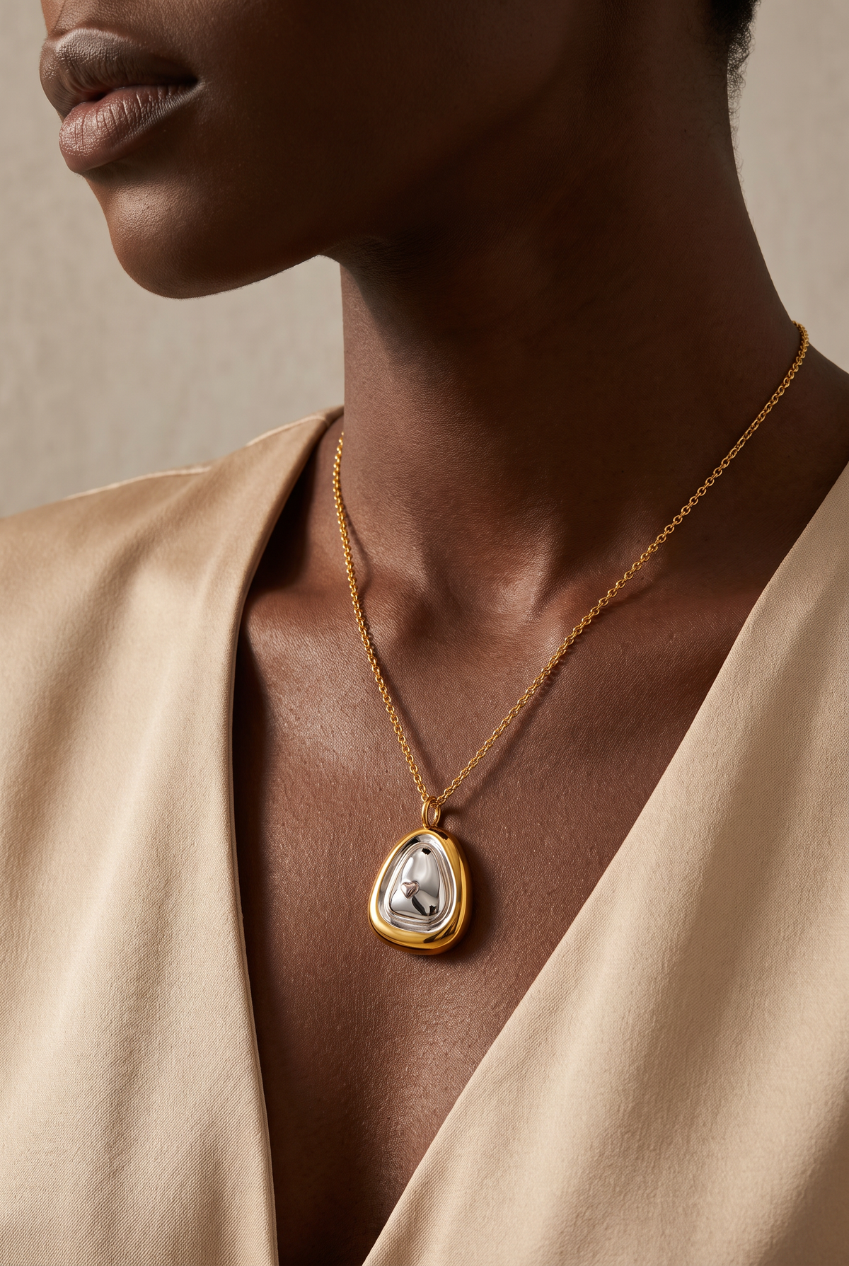 Molten Pebble Pendant