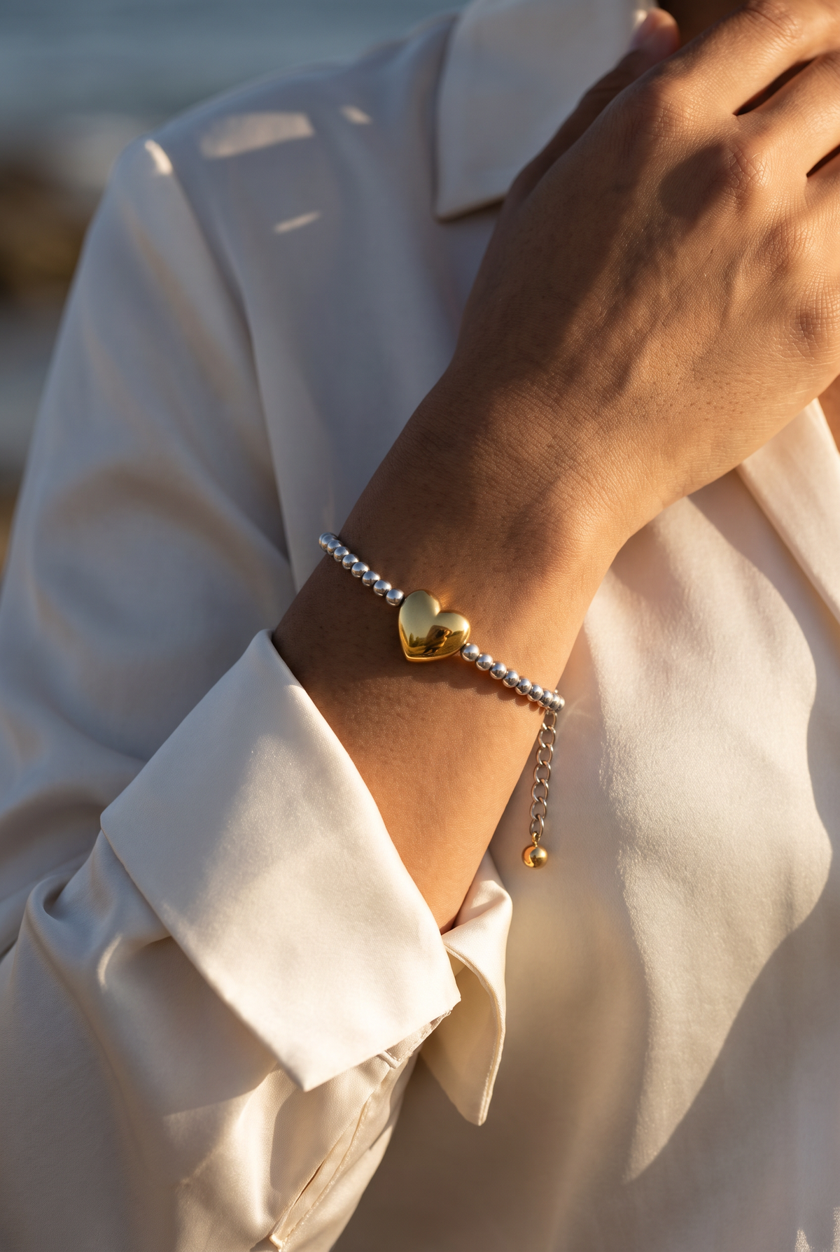 Heart Tennis Bracelet
