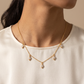 Pearl & Heart Charm Necklace
