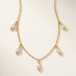 Pearl & Heart Charm Necklace