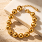 Puffed Link Bracelet