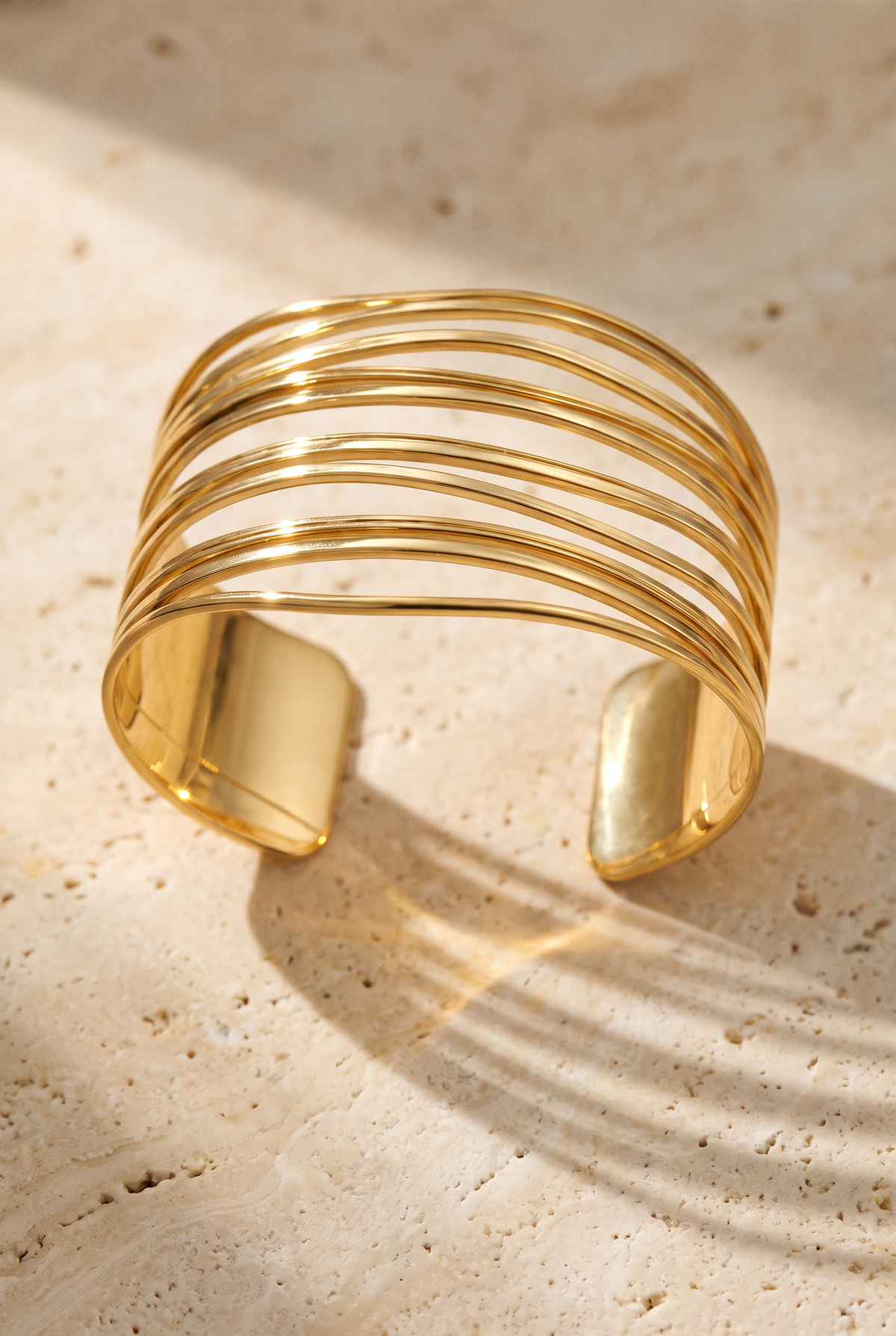 Wave Bar Cuff