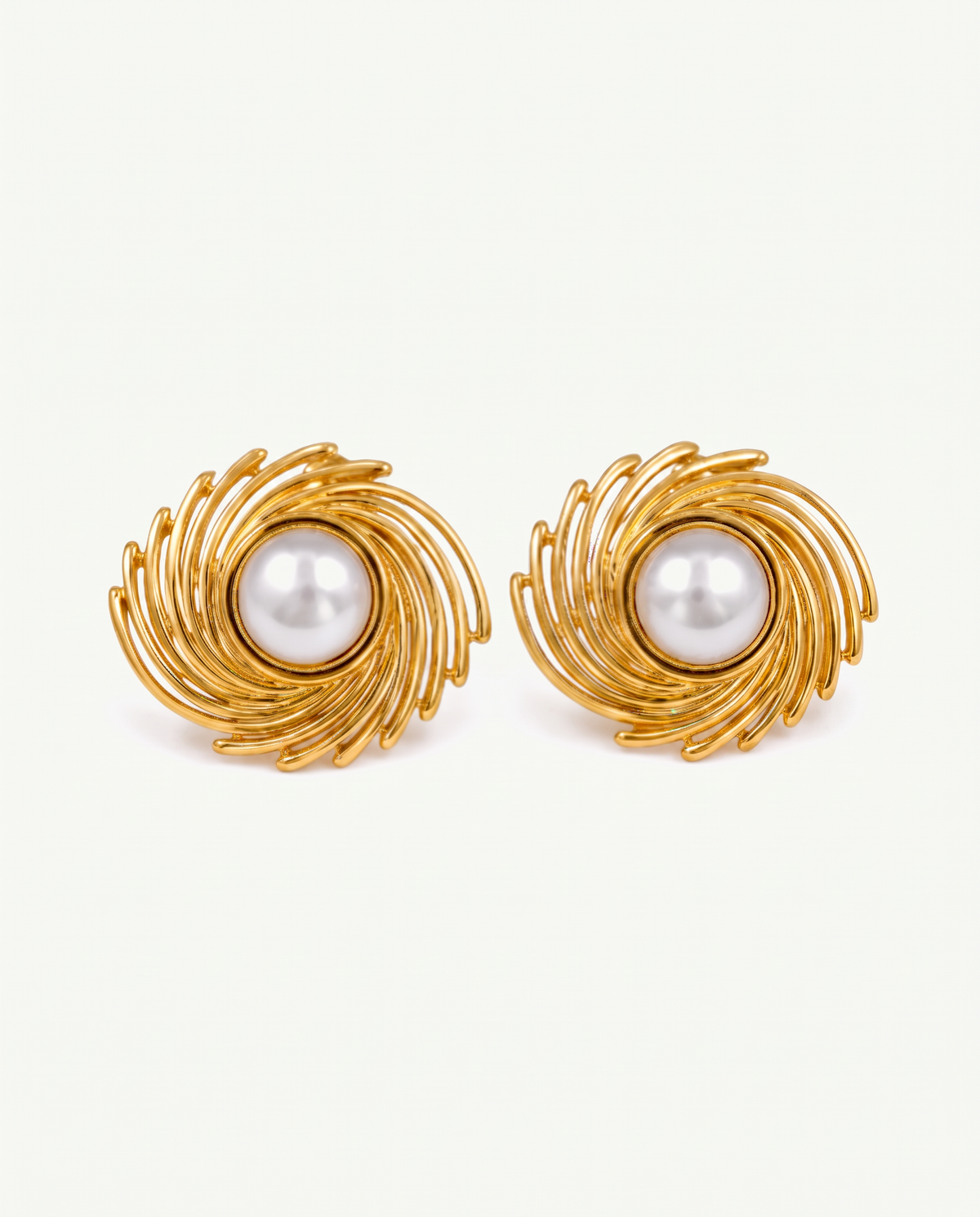Pearl Swirl Studs