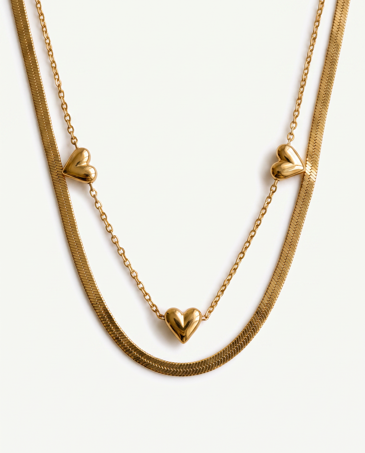 Double Herringbone Necklace