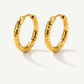 Textured Mini Hoops